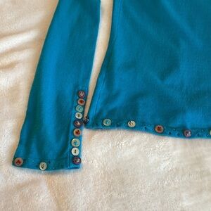 BCBG MaxAzria Rare Bead and Button Trim Cardigan